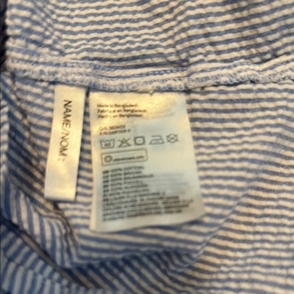 H&M Blue and White Striped Girl’s Casual Dress